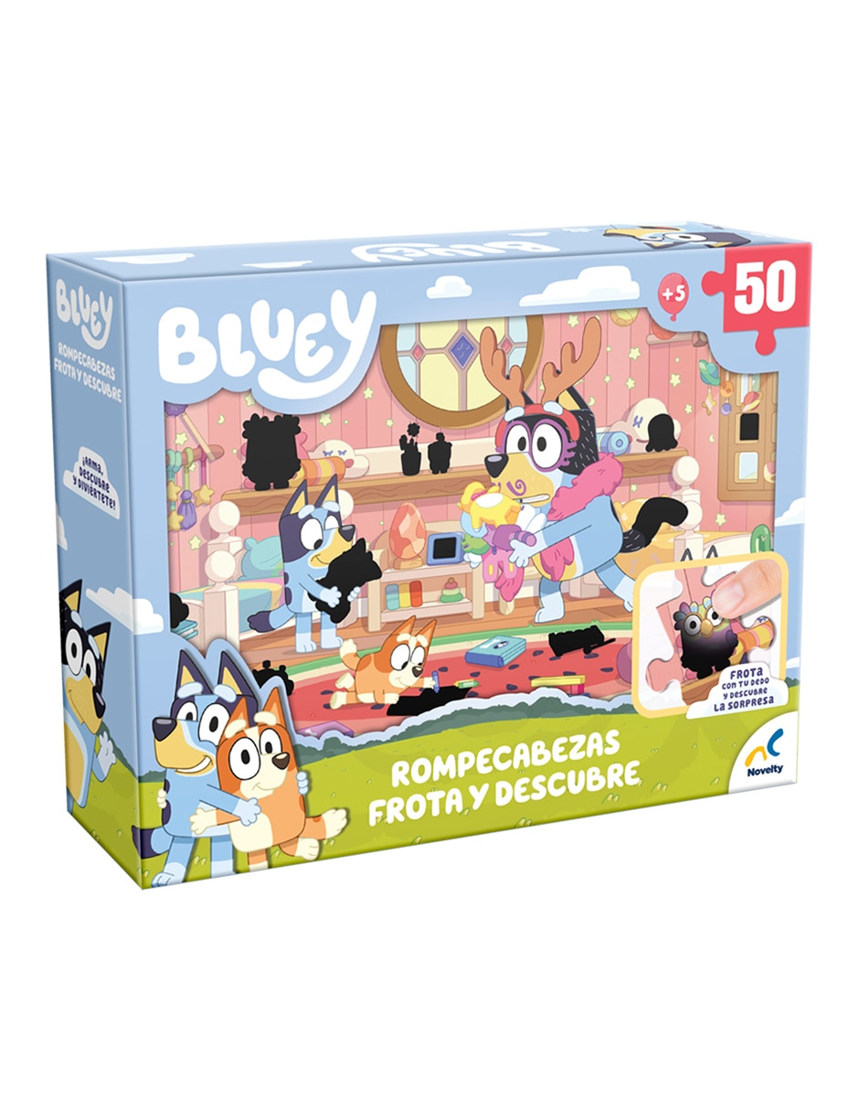 Rompecabezas infantil Frota y descubre Bluey 50 piezas
