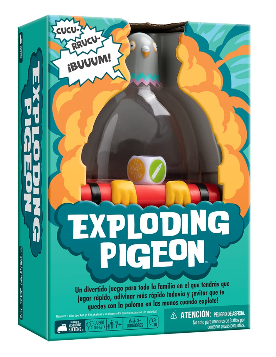 Juego de cartas Exploding Pigeon