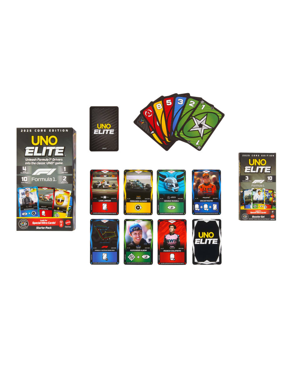 Elite F1 Booster Set juego de mesa fórmula 1 Mattel