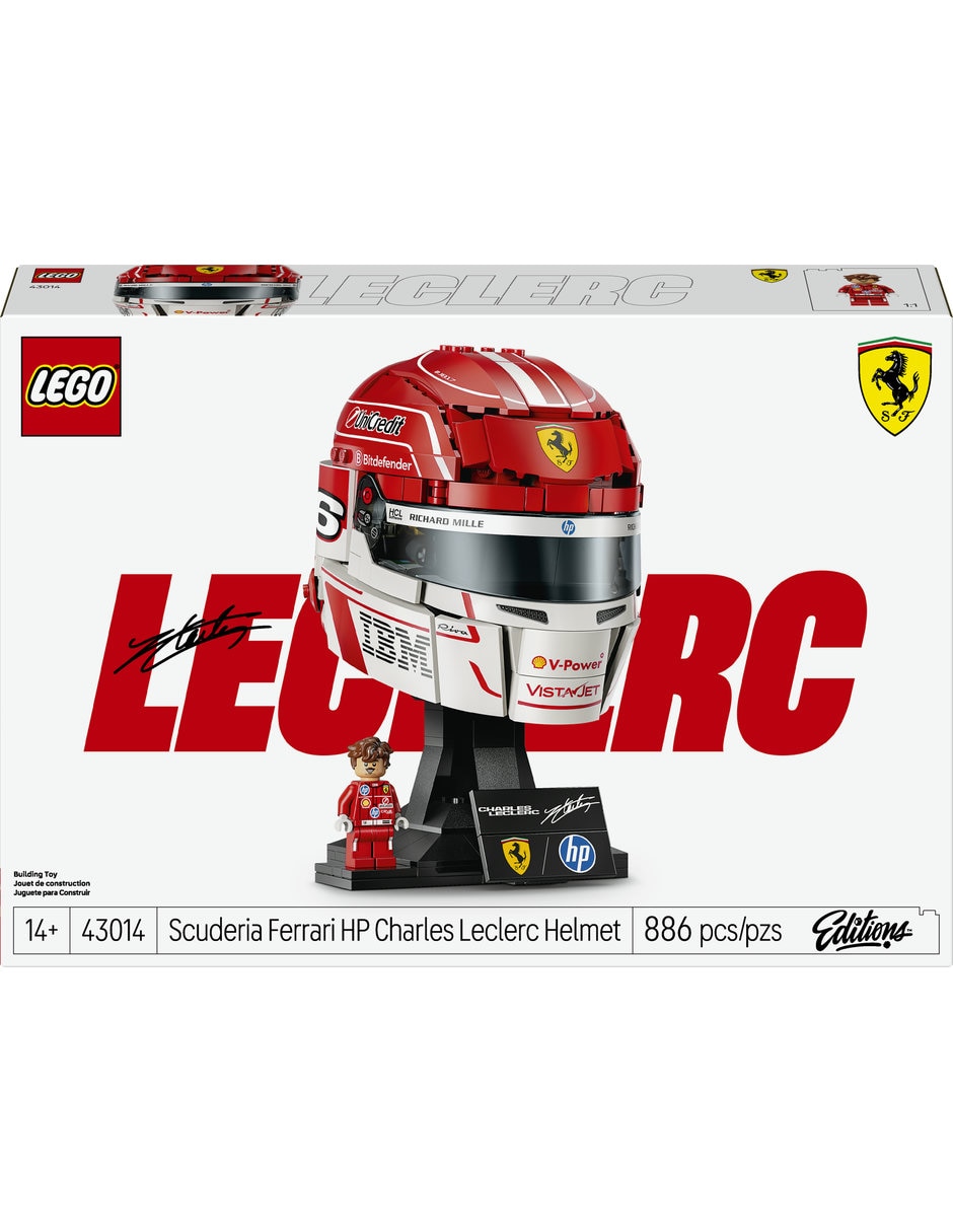 LEGO Scuderia Ferrari HP: Casco de Charles Leclerc 43014 Editions 2