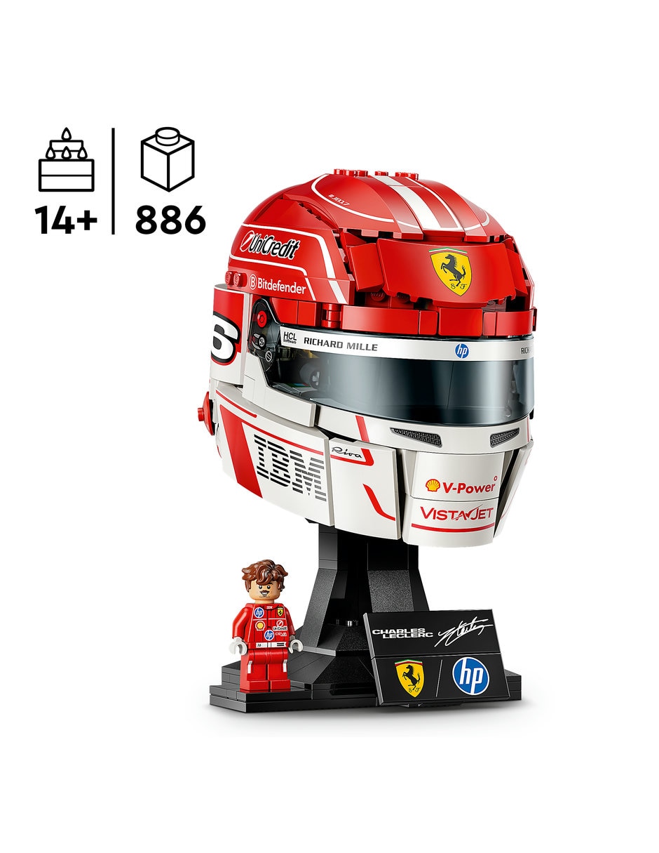 LEGO Scuderia Ferrari HP: Casco de Charles Leclerc 43014 Editions 4