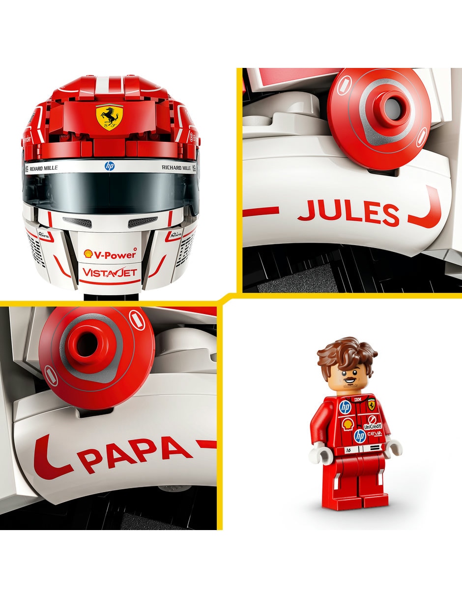 LEGO Scuderia Ferrari HP: Casco de Charles Leclerc 43014 Editions 5