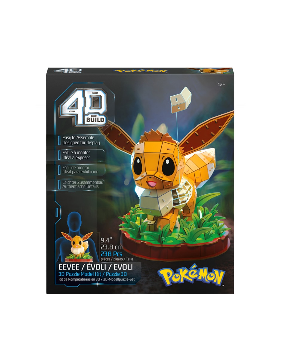 Rompecabezas 4d Pokémon Rompecabezas 4d Eevee 238 piezas 2