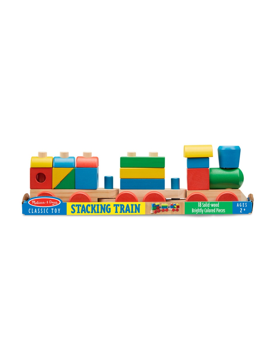Tren apilable juego estimulación temprana + 2 años 4