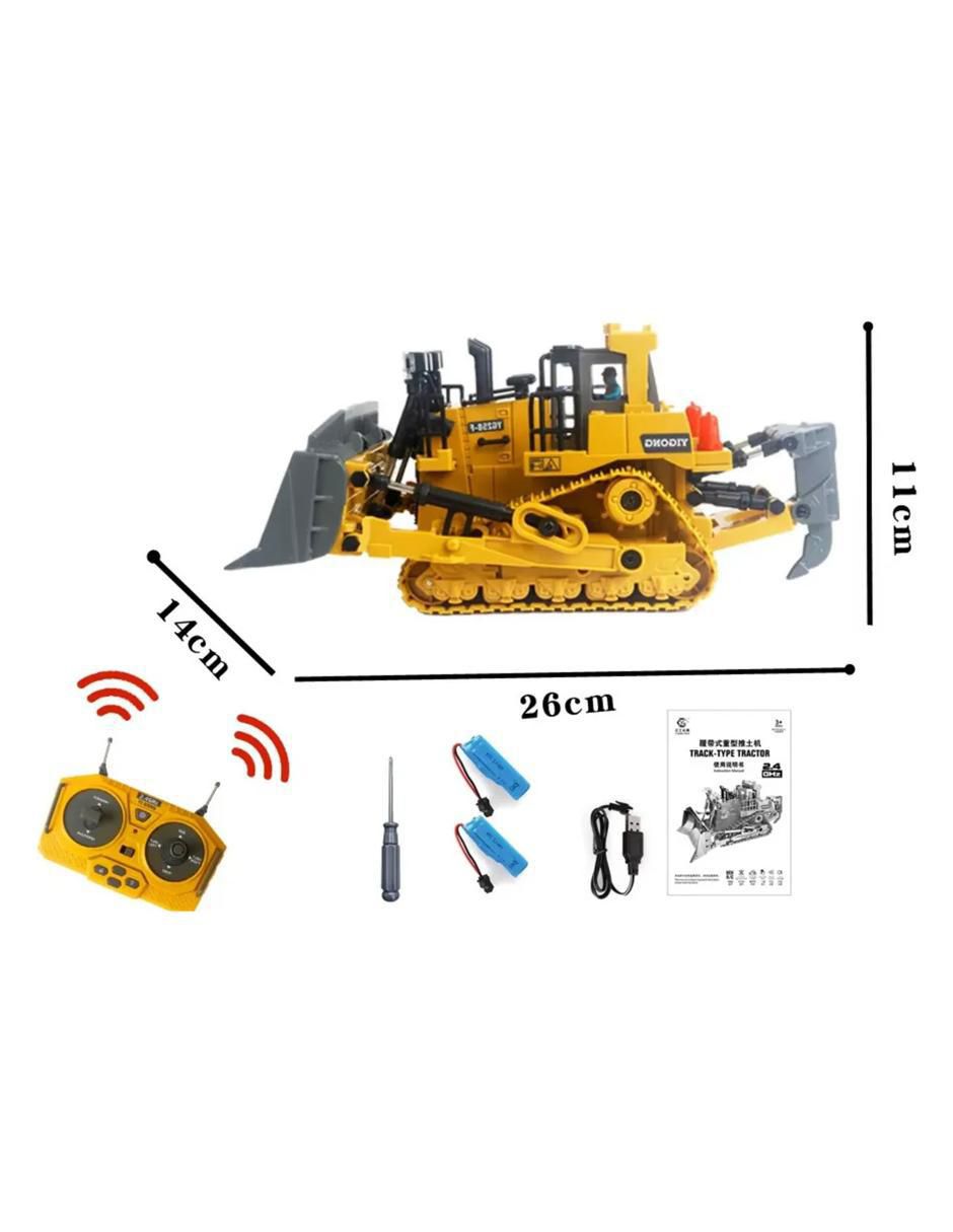 Vehículo de construcción Bulldozer de control remoto 4