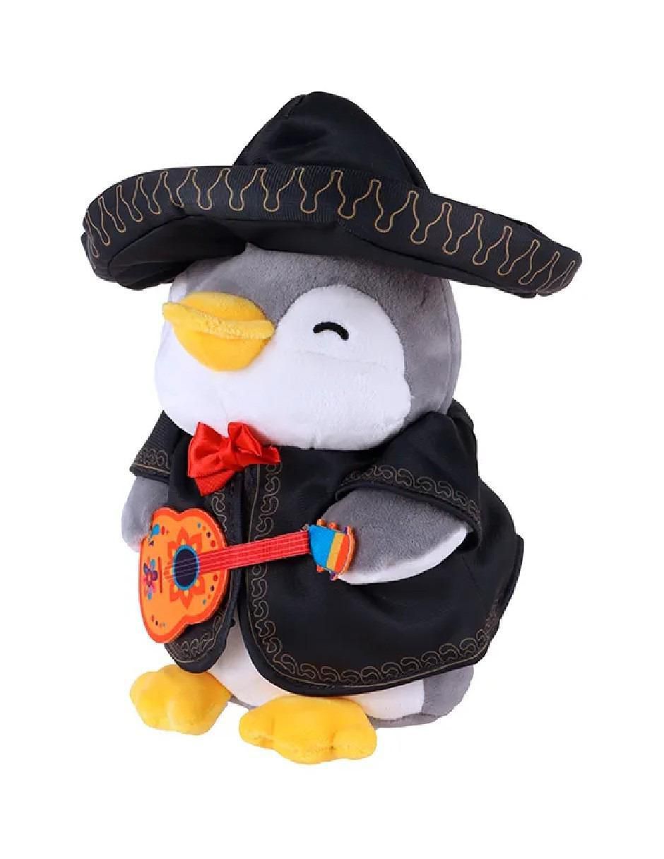 Peluche de pingüino  Mariachi Mexicano de 28 cm 2