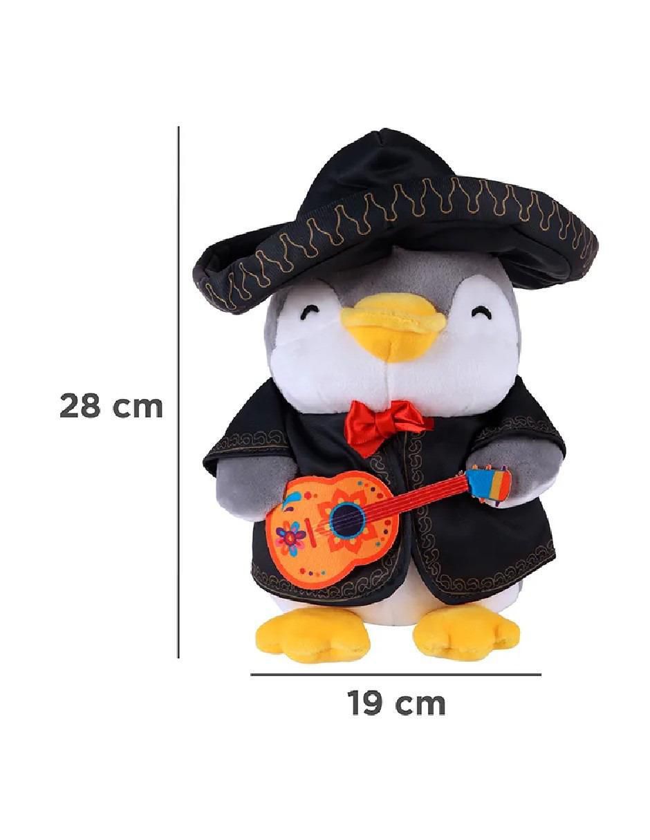 Peluche de pingüino  Mariachi Mexicano de 28 cm 3
