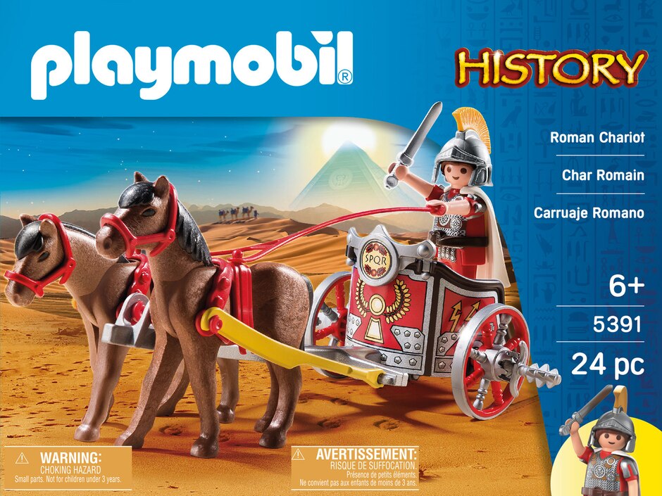playmobil cuadriga romana